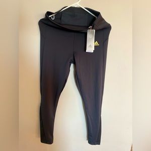 Adidas track leggings in the color ash black. Never worn.